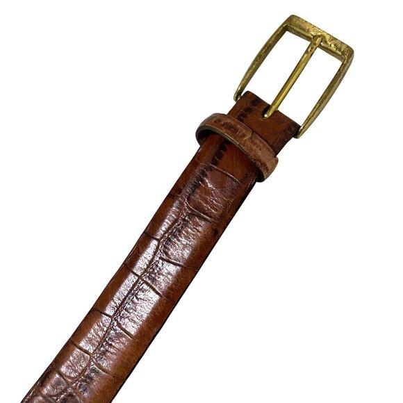 Martin Dingman Italian Leather Belt Lot of 2 Size 36 Business Career Office Wear - Picture 10 of 15